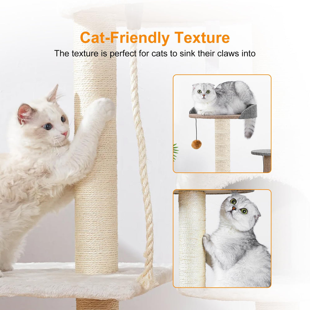 SOCATER corde sisal résiste à l’usure et convient à plusieurs chats.