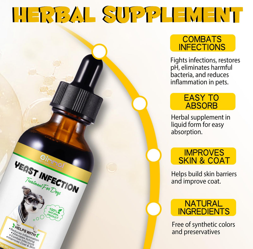 SOCATFOT Traitement levures chien - doseur intégré pour dosage précis.