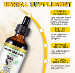 SOCATFOT Traitement levures chien - doseur intégré pour dosage précis.