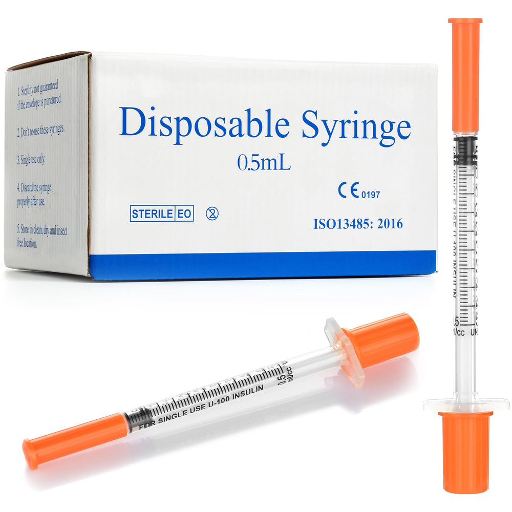 Sodasni – seringue veterinaire 0,5cc 31G 1/4 pouce, lot 100, dosage precis