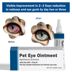 Soecancer pommade oculaire pour yeux de cheval, application facile et sûre.