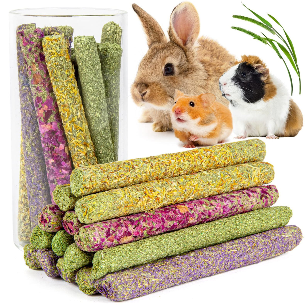 Sofier Timothy hay sticks original — mastication naturelle pour lapins