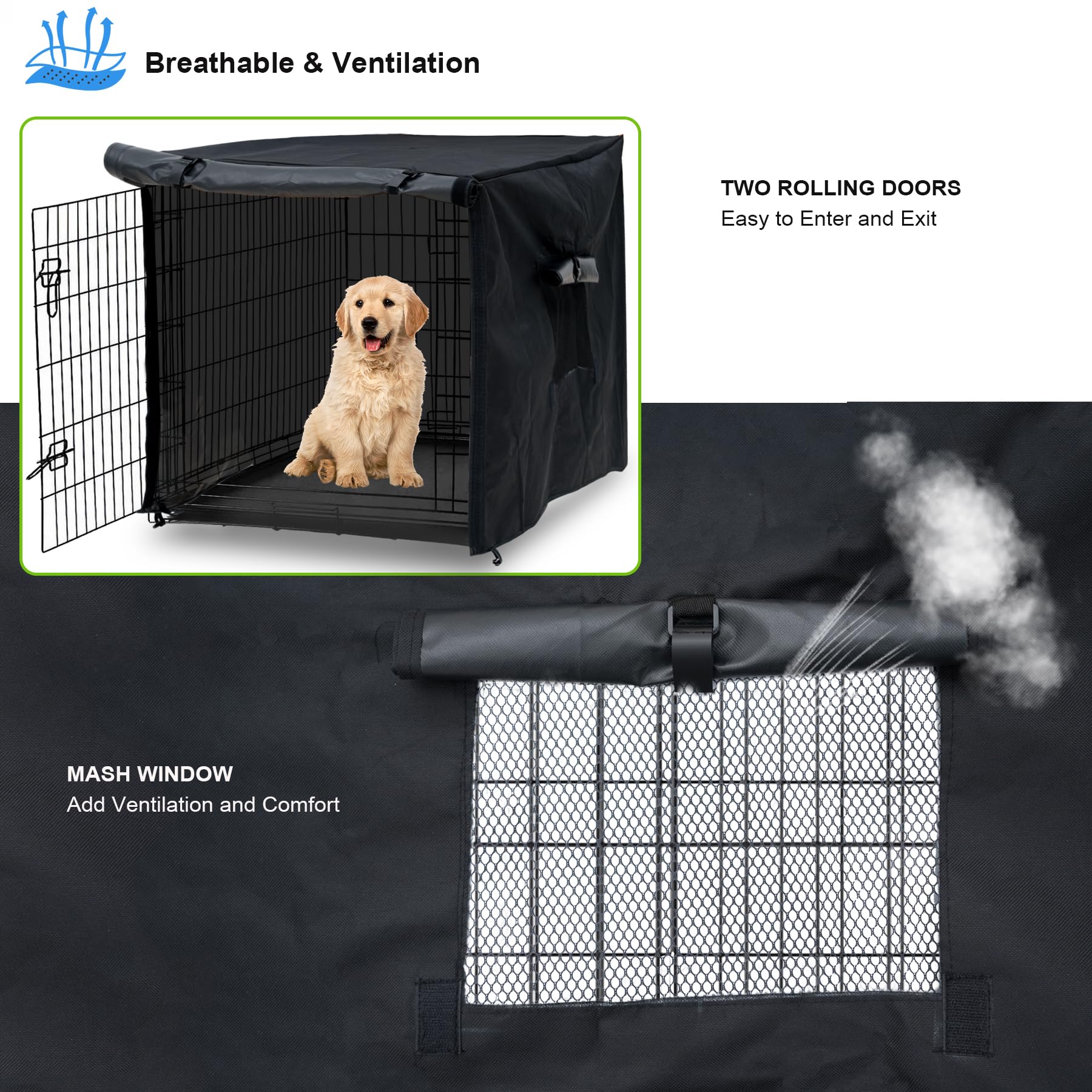 Softclub couvre-caisse chien 30'' arrière, réduit les distractions.