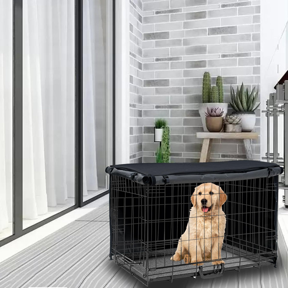 Softclub couvre-caisse chien 30'' attaches bases, installation simple et stable.
