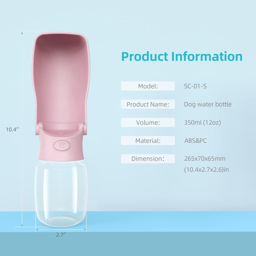 Gourde Soicta à une touche, dose d'eau contrôlée.