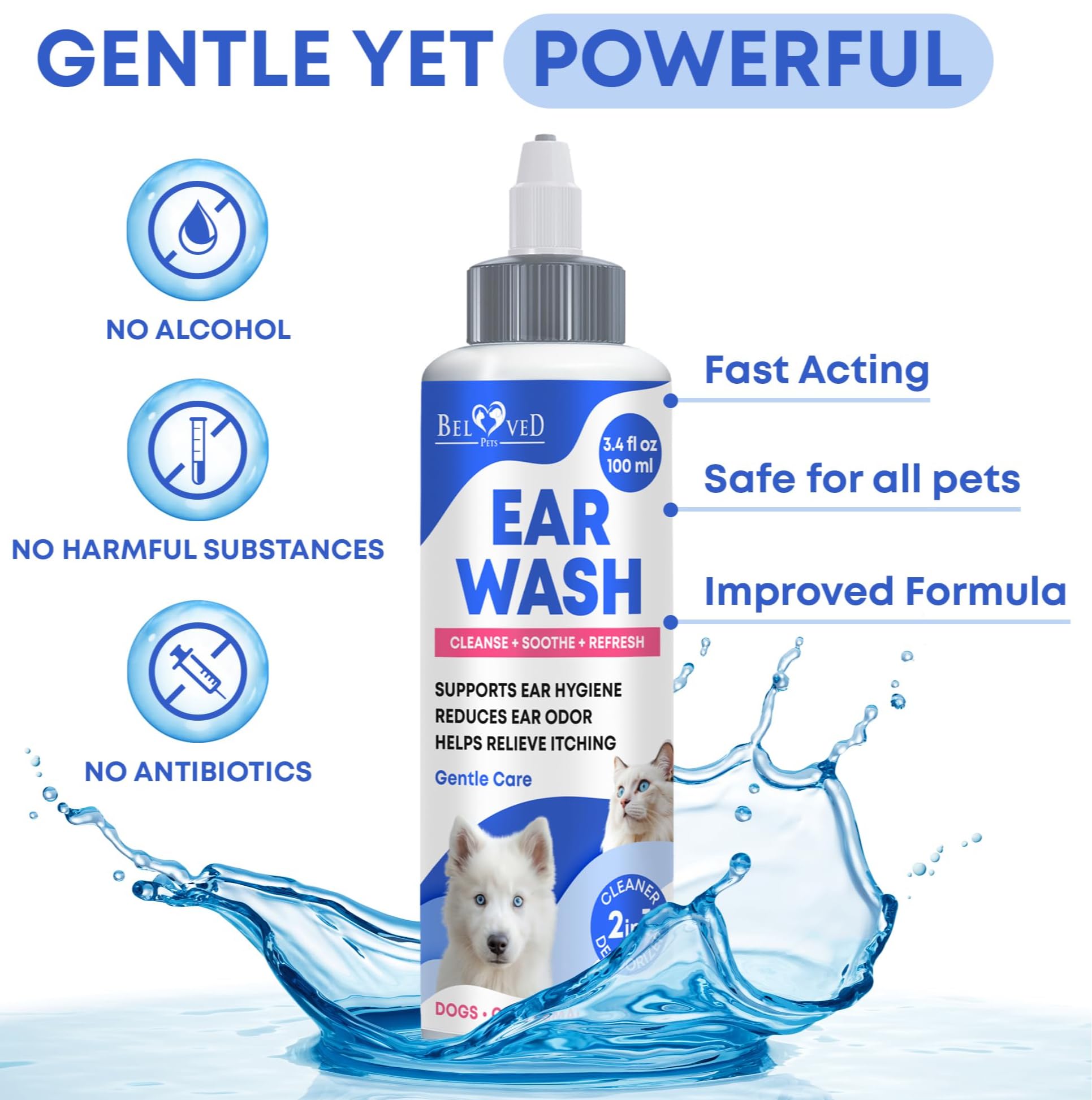 Soin-oreilles-levures – application facile, favorise le confort des oreilles sensibles.