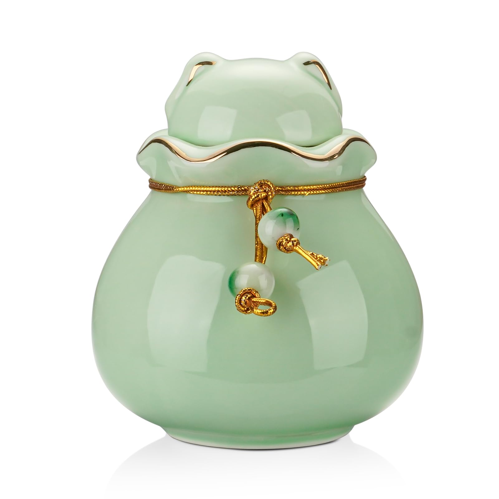 SOITIS Urne pour animaux avec couvercle en forme d'animal et souvenir durable