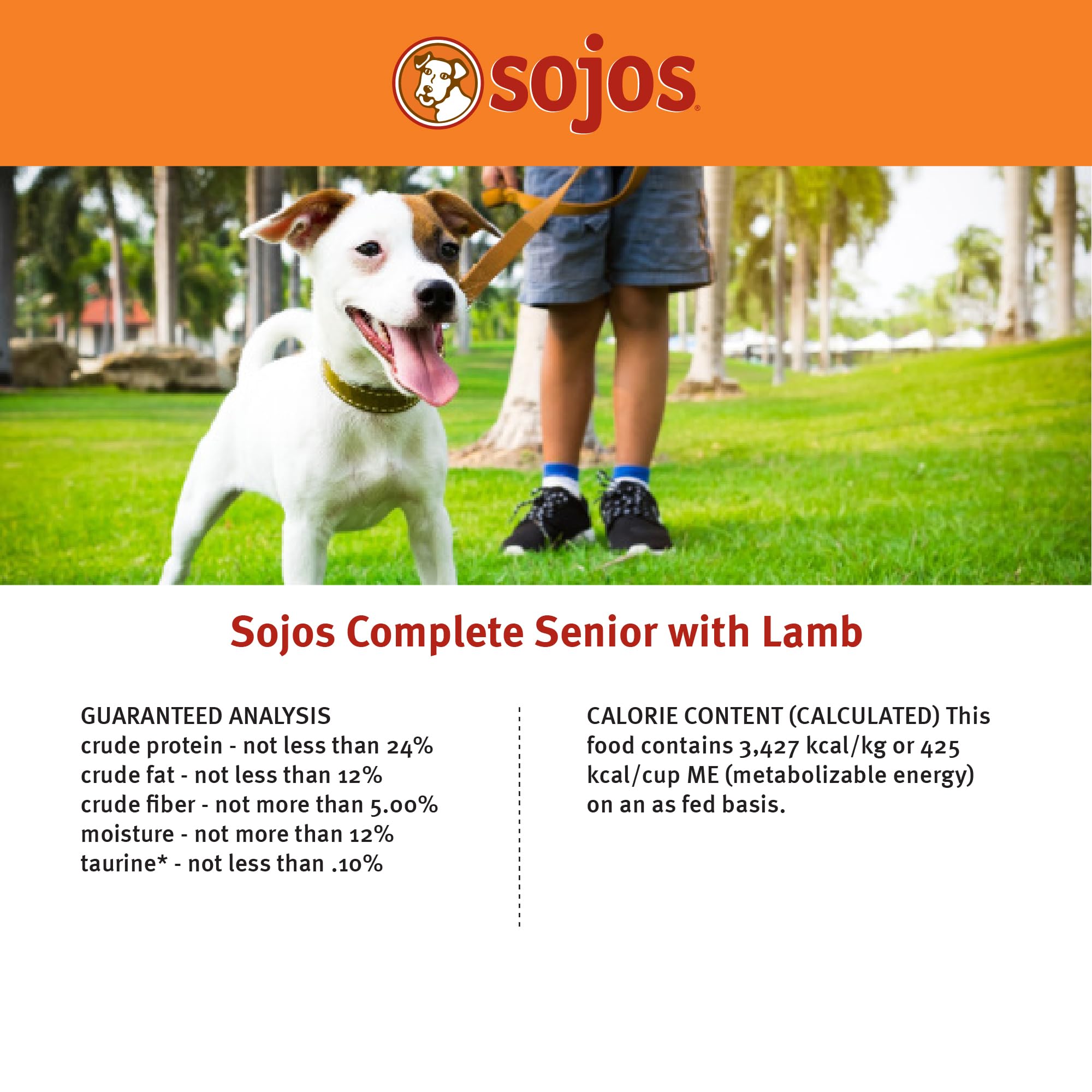 SOJOS contenu nutrition chien adulte formule complete et equilibree