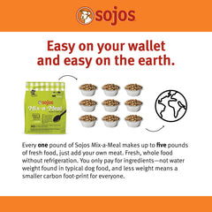 Bol Sojos Mix-A-Meal, alimentation naturelle prête à servir.