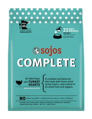 Sojos Recette Dinde Complete, emballage du produit prêt à être utilisé, pratique