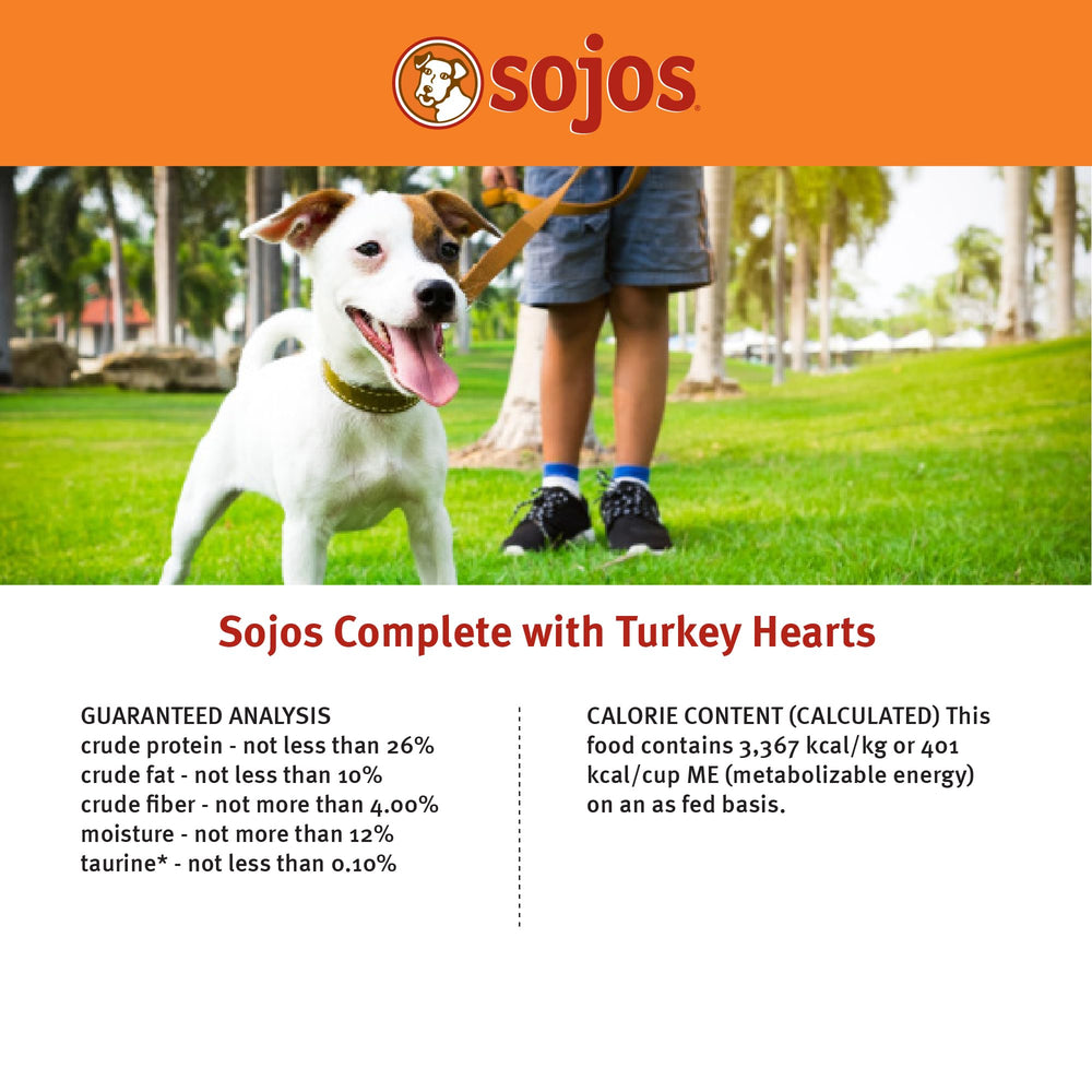 Sojos Recette Dinde Complete, préparation rapide pour chiens actifs