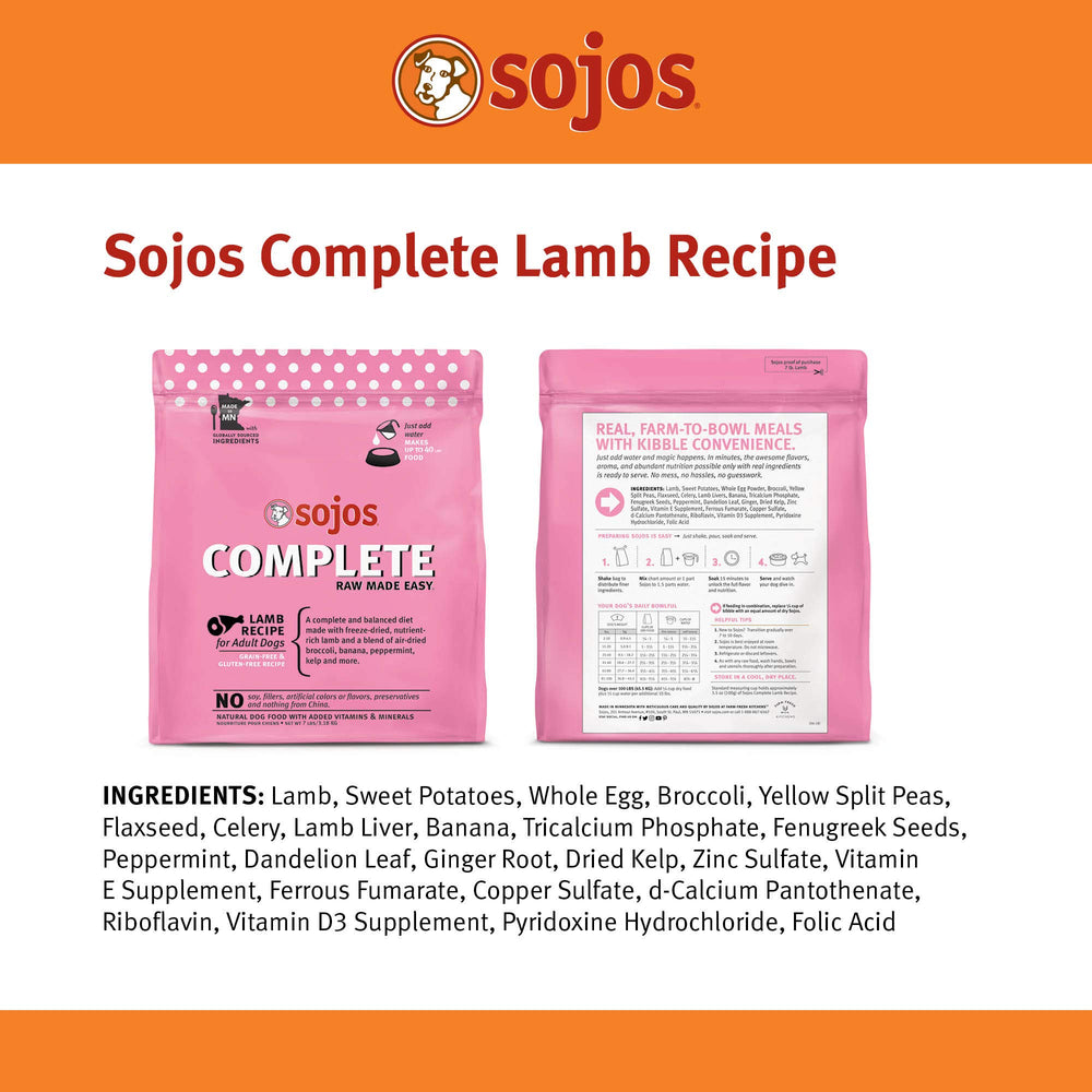 SOJOS sans additifs formule naturelle sans OGM et sans artifice