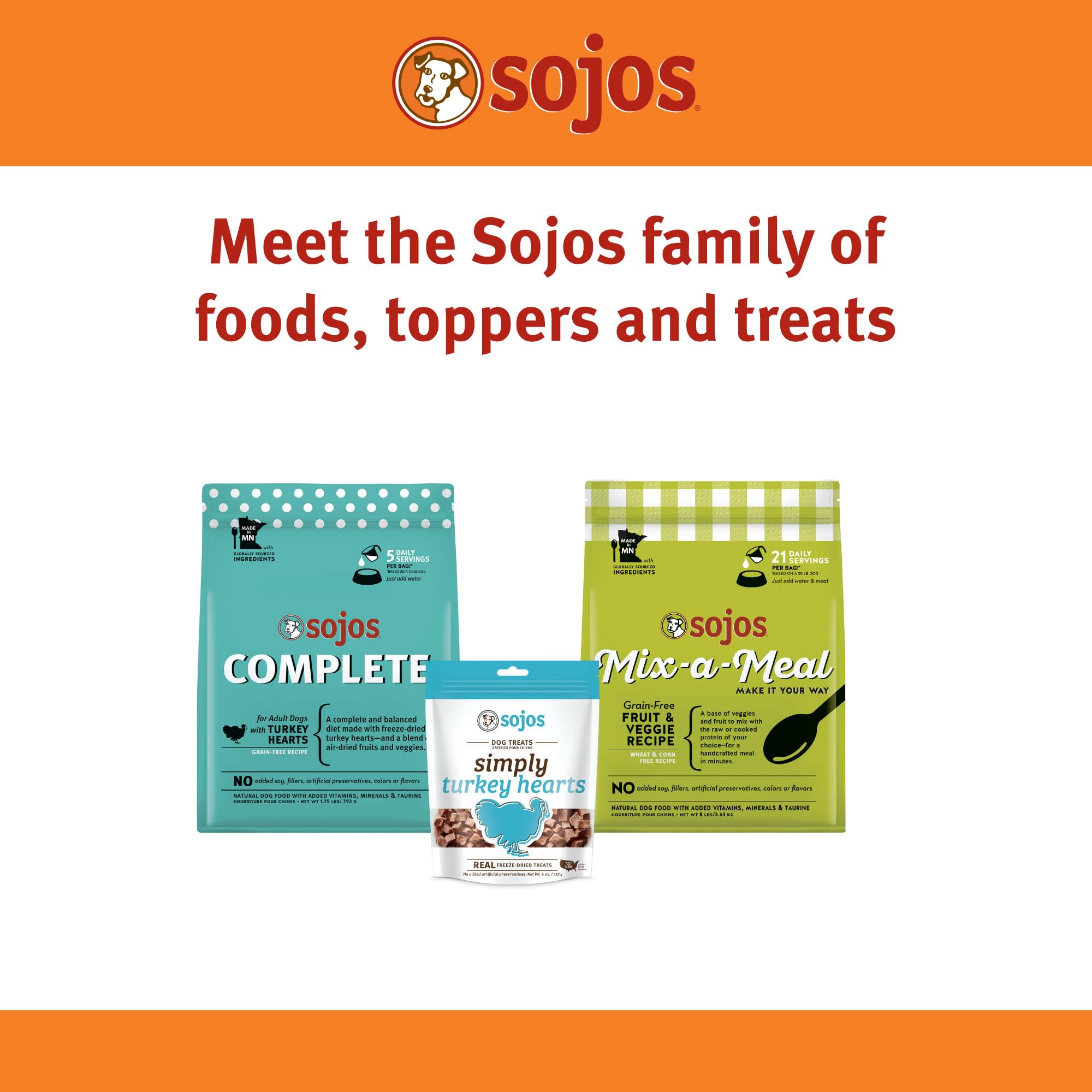 SOJOS Simply Lamb ingrédients naturels, friandise sans additifs pour chiens sensibles
