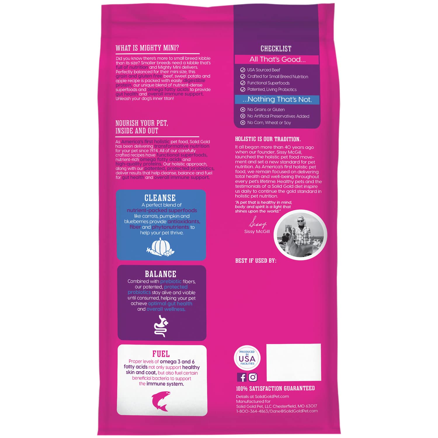 Alimentation quotidienne adaptée petits chiens et chiens adultes.