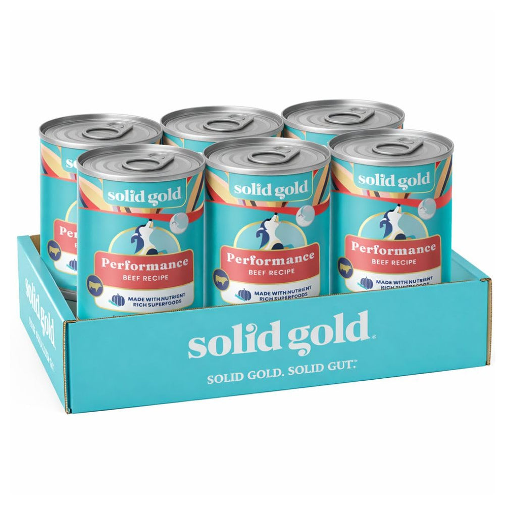 Solid Gold boeuf reel dans pate-chien, nourrissant et nutriments essentiels.