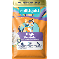 Croquettes Solid Gold chat Pollock sans grains pour digestion équilibrée