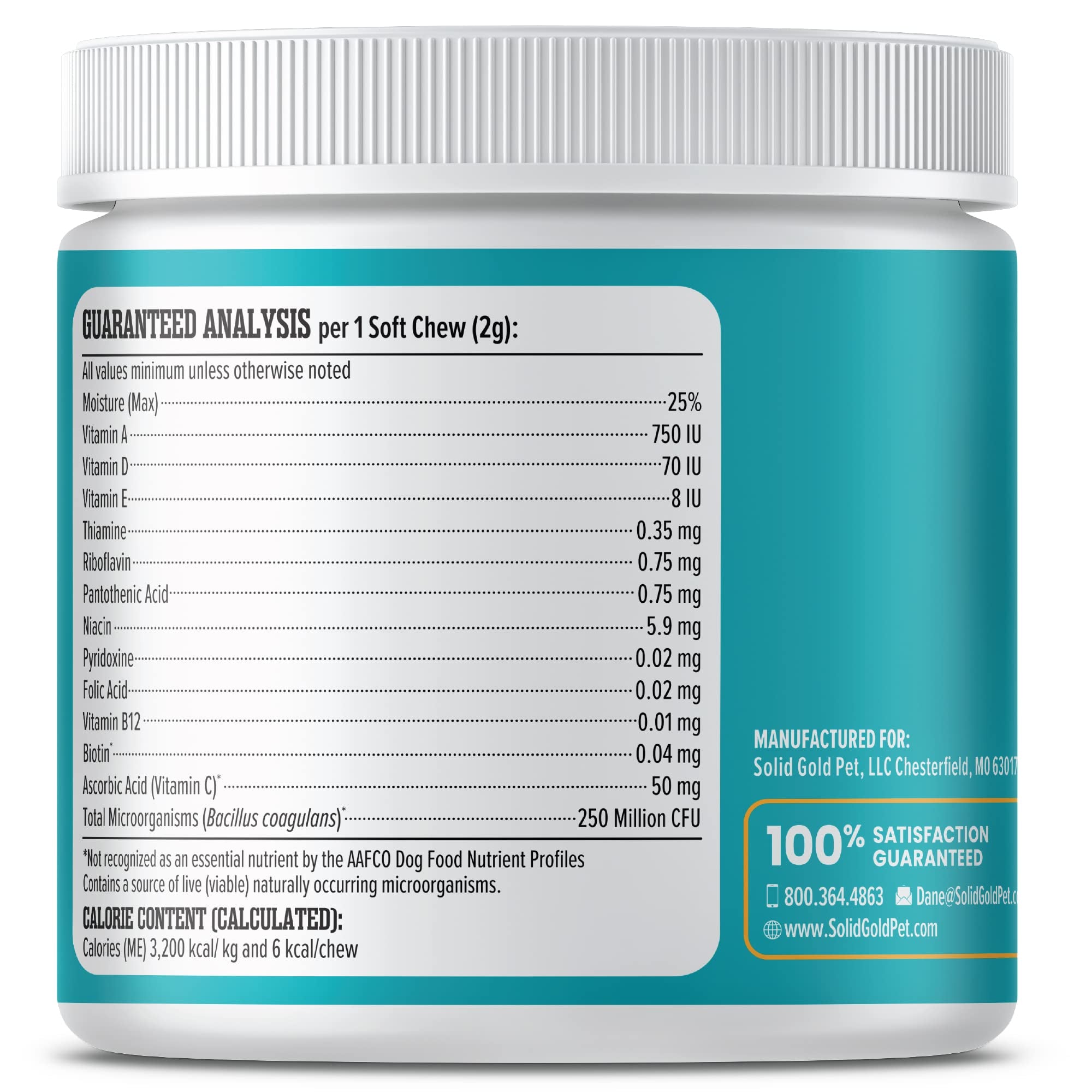 Solid Gold multivitamines pour chien — soutien du pelage et de la peau.