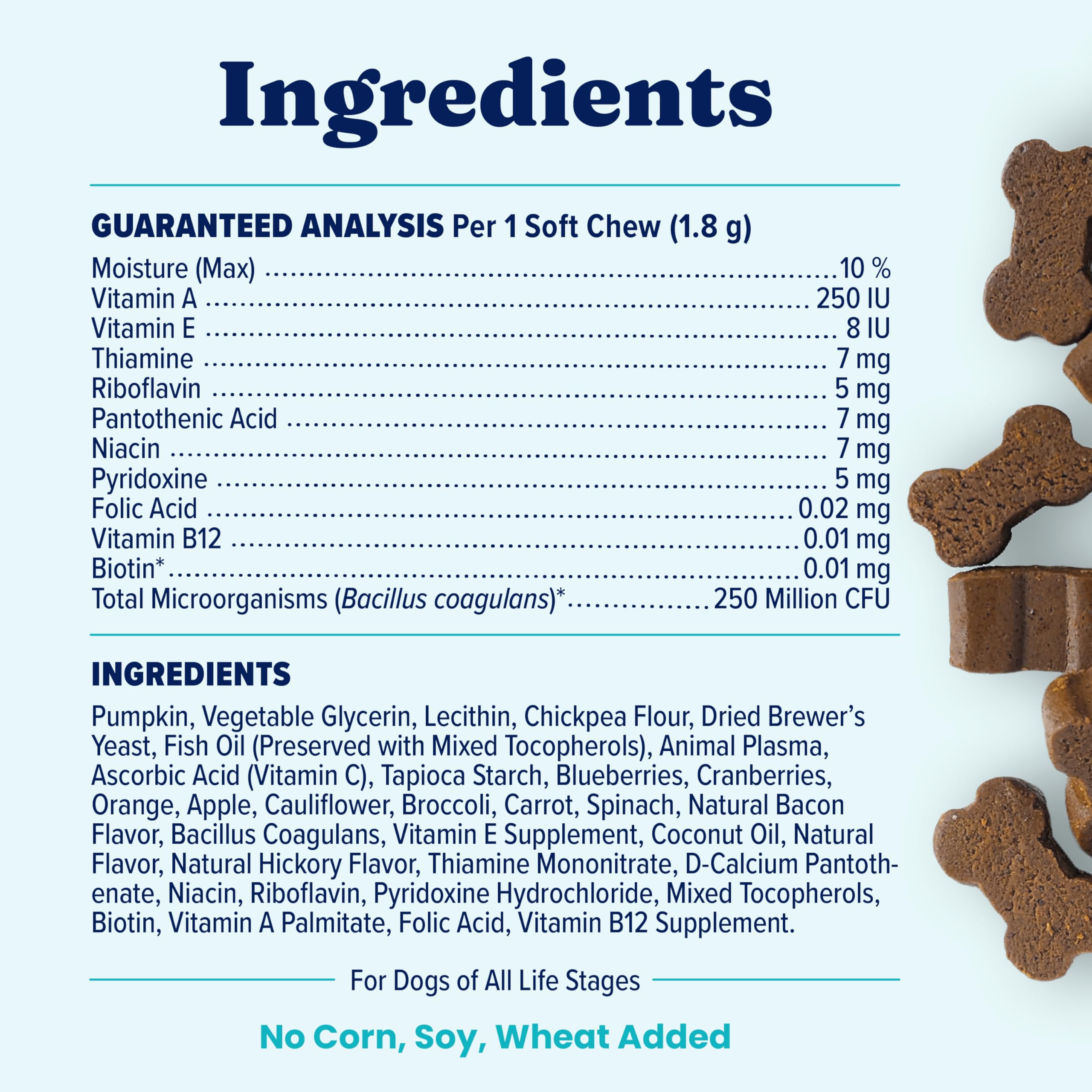 Solid Gold multivitamines pour chien — convient à toutes les tailles.