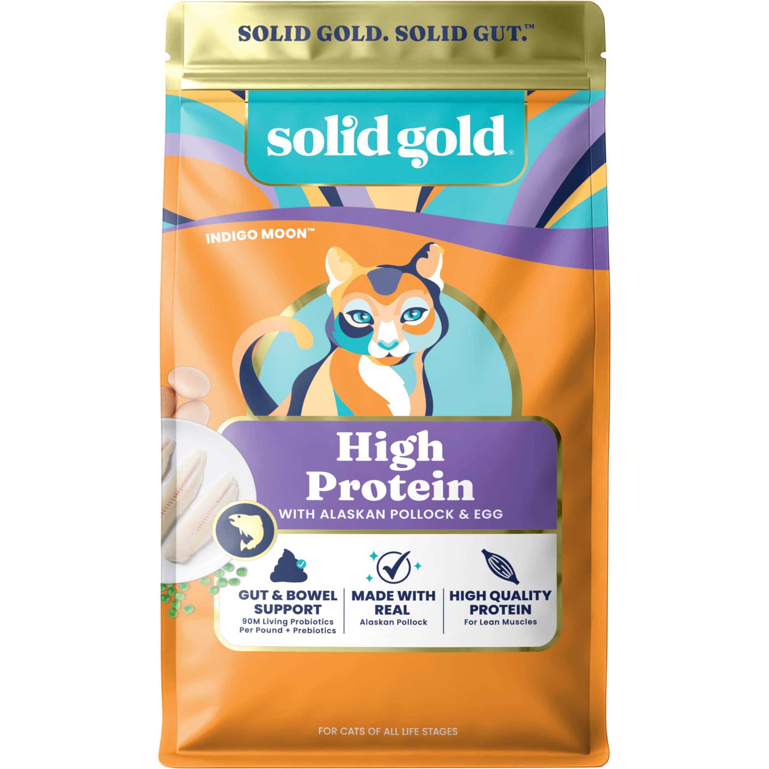 Solid Gold Emballage-devant : présentation claire du produit pour un choix rapide et sûr.