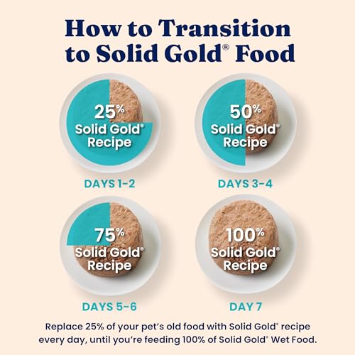 Solid Gold Pâté chat — pratique boîte 3 oz pour portions individuelles.