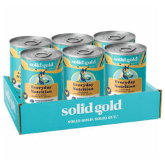 Solid Gold pate-chien : conserve humide riche en protéines et grains entiers pour muscles et digestion.