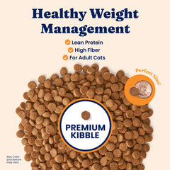 Solid Gold sans cereales et gluten, croquettes pour un poids equilibre chez le chat adulte.