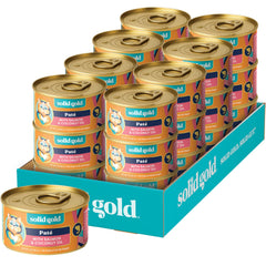 Solid Gold saumon-reel-dans-pate-chat : favorise muscles et énergie.