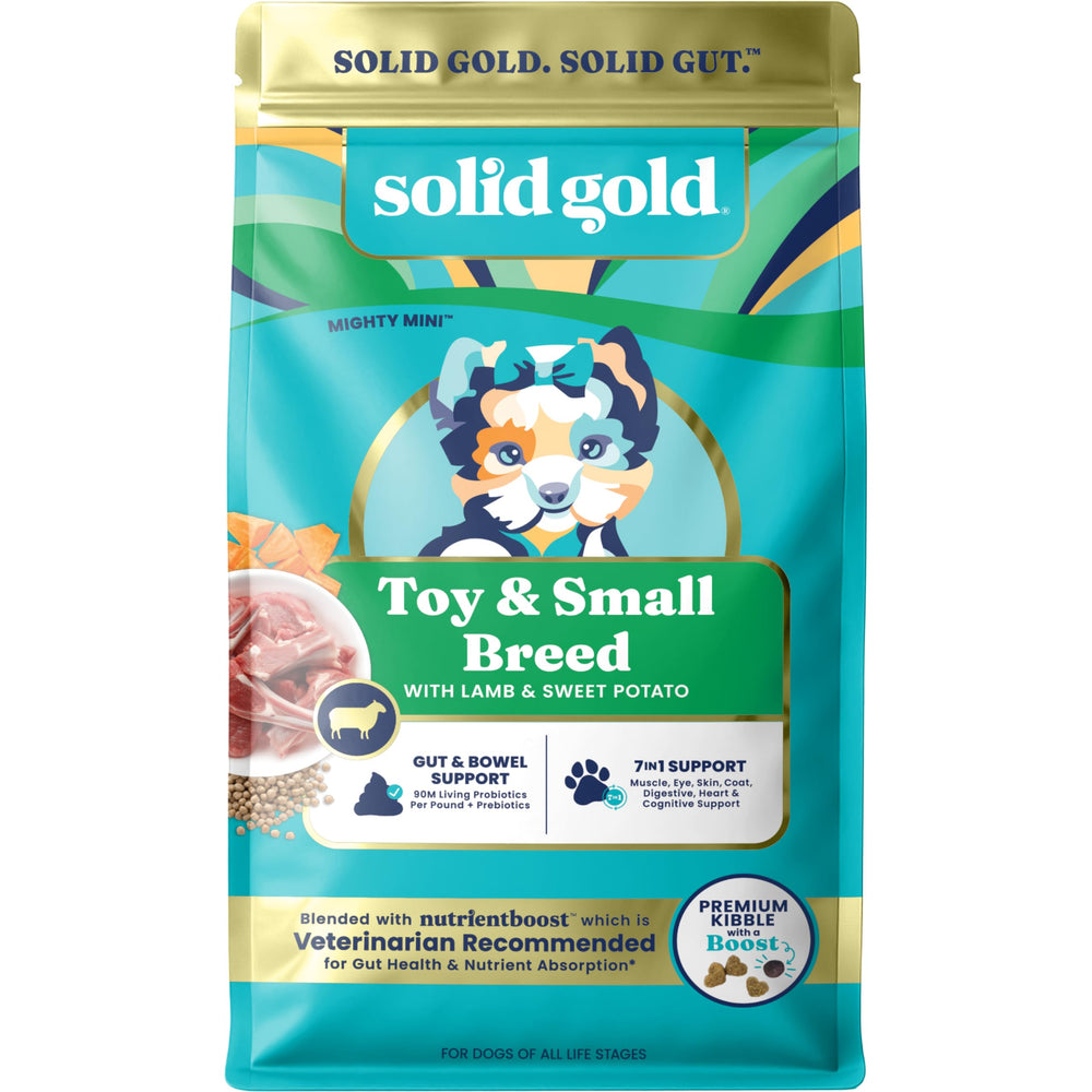 Solid Gold Toy & Small Breed, croquettes petites bouchées à l’agneau, idéal pour petits chiens