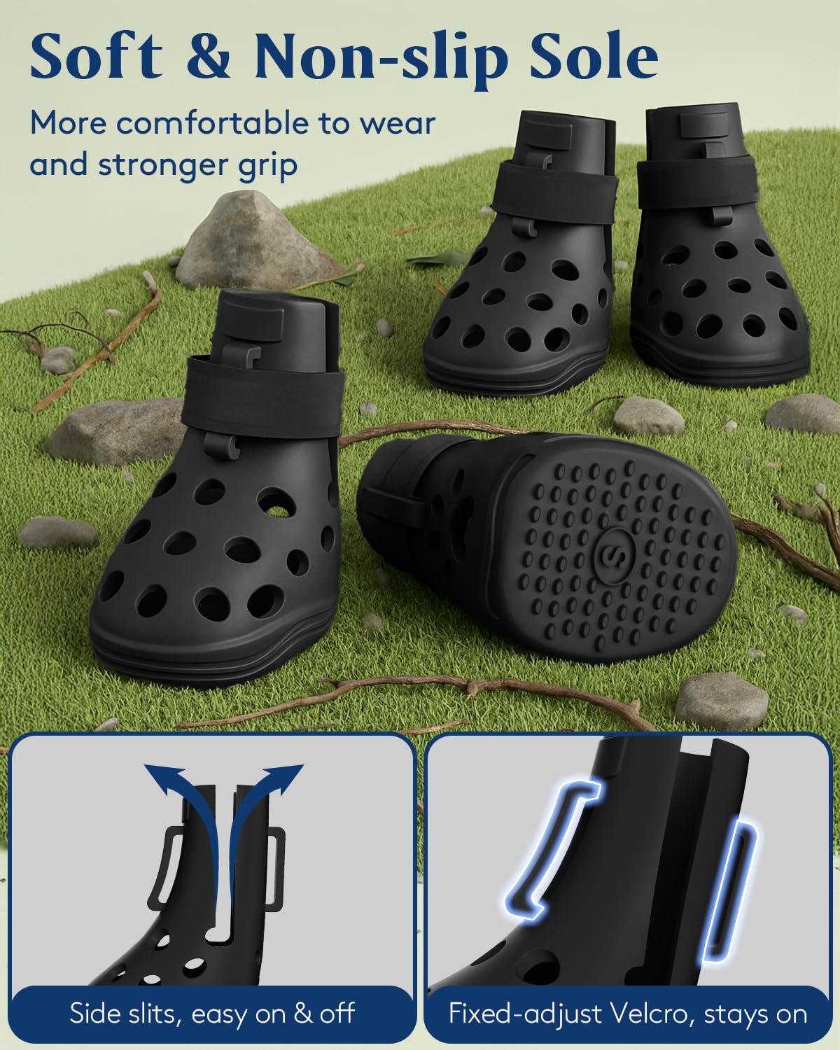 Solowinner bottes pattes respirantes ventilation intérieure/extérieure.