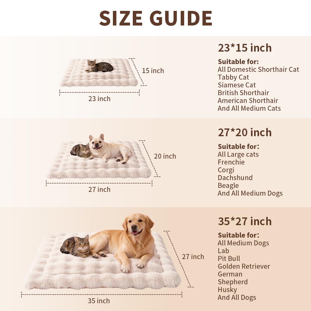 SOMAHE Cat Bed Mat couleurs-disponibles: cinq teintes pour votre déco.