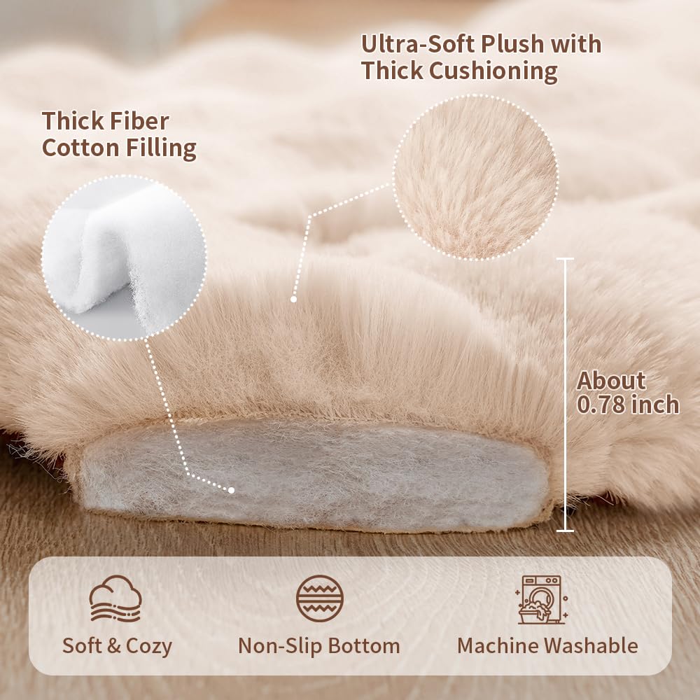 SOMAHE Cat Bed Mat dimensions-23x15-pouces: taille adaptée à la plupart des espaces.