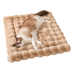 SOMAHE tapis-chat peluche douce, idéal pour les câlins et le repos.