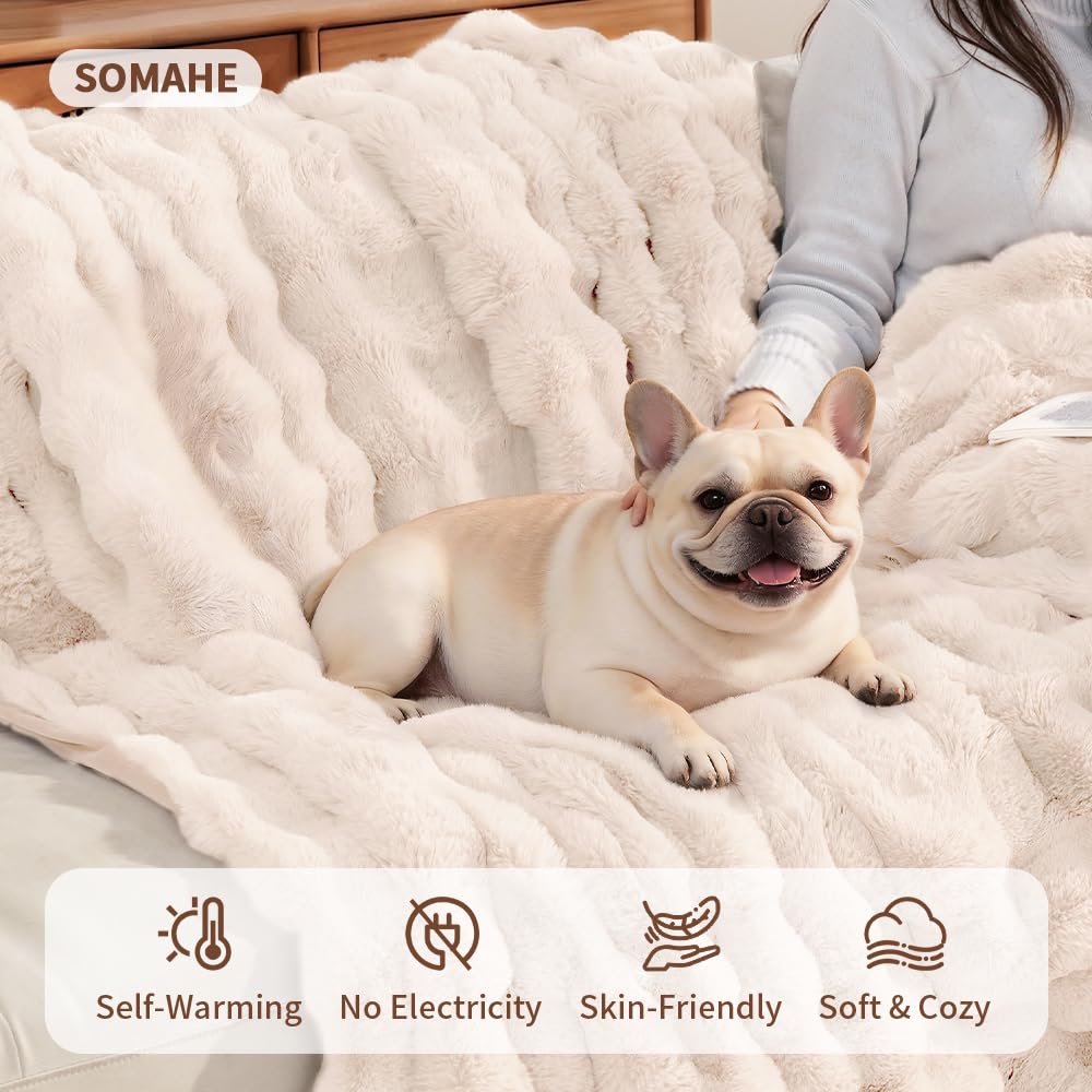 SOMAHE Taille 39x30 po, couverture complète pour chien moyen à grand.
