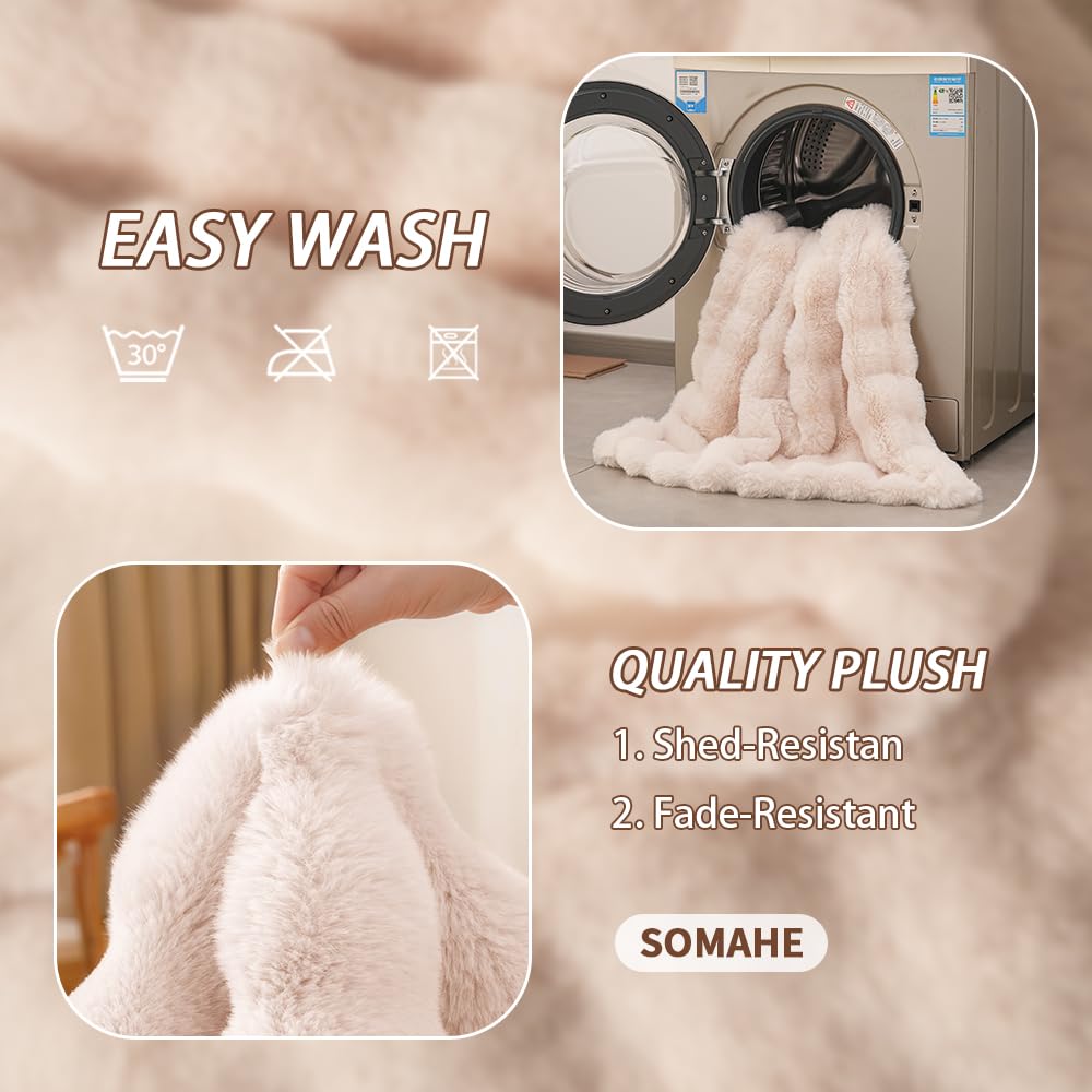 SOMAHE Texture sherpa douillette, expérience chaleureuse lors des siestes.