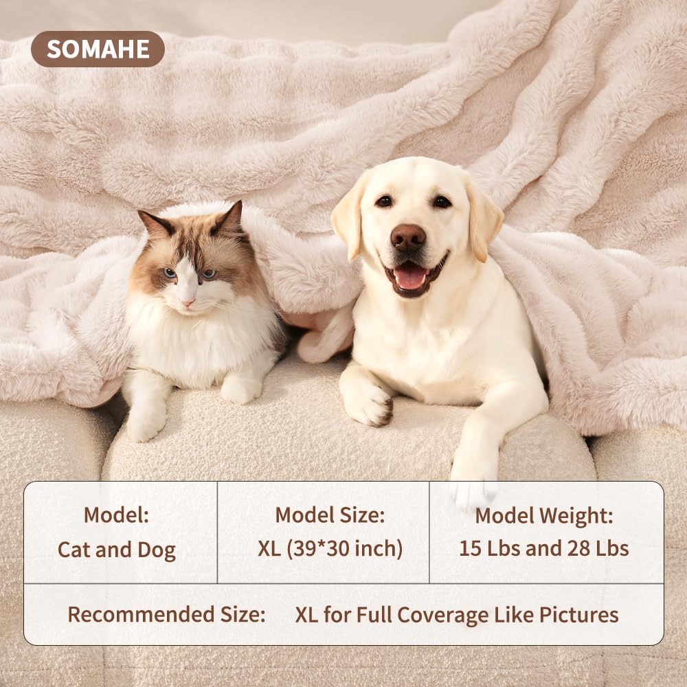 SOMAHE Tapis de voiture pour chien, pratique et facile à nettoyer.