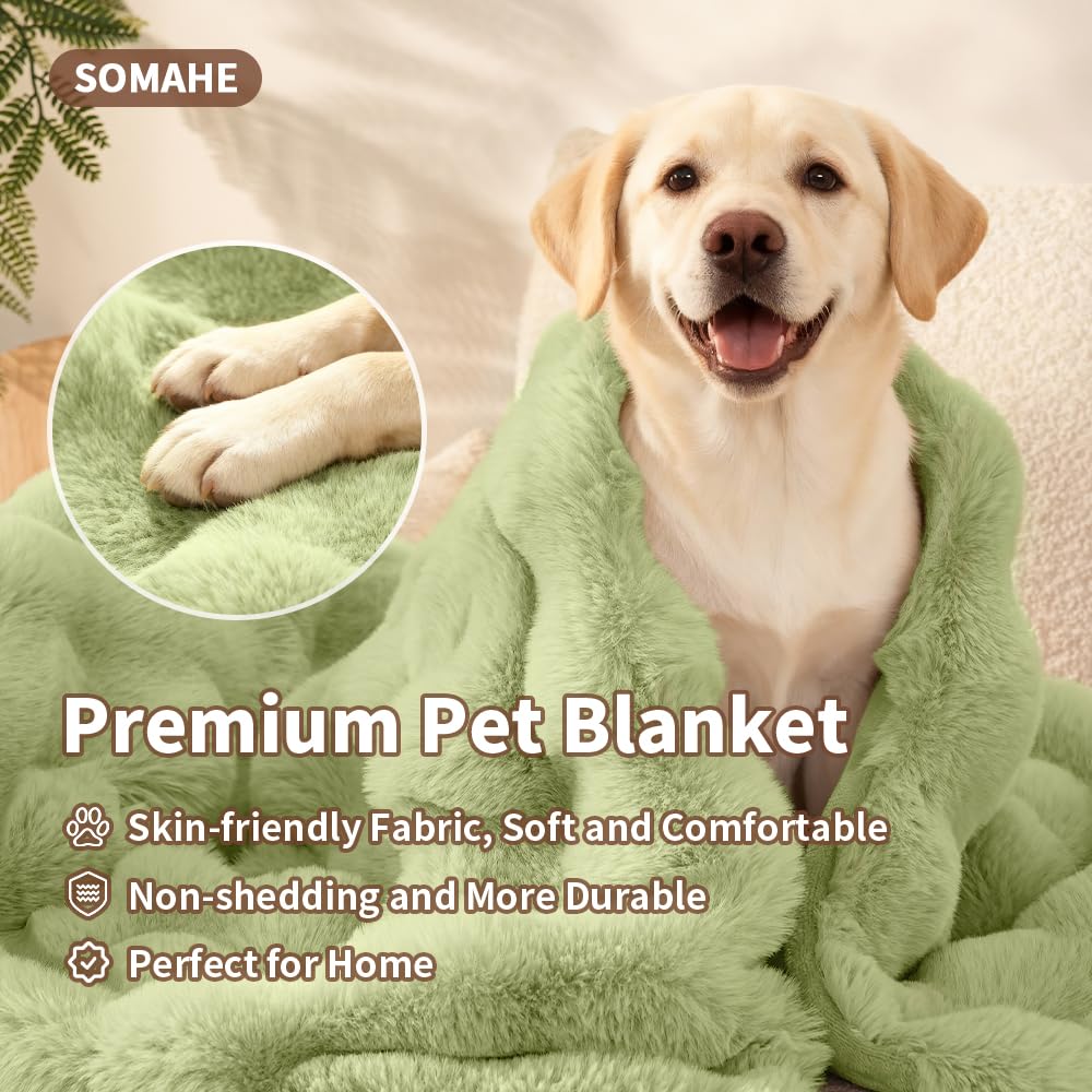 SOMAHE double-face sherpa, douceur enveloppante pour chien