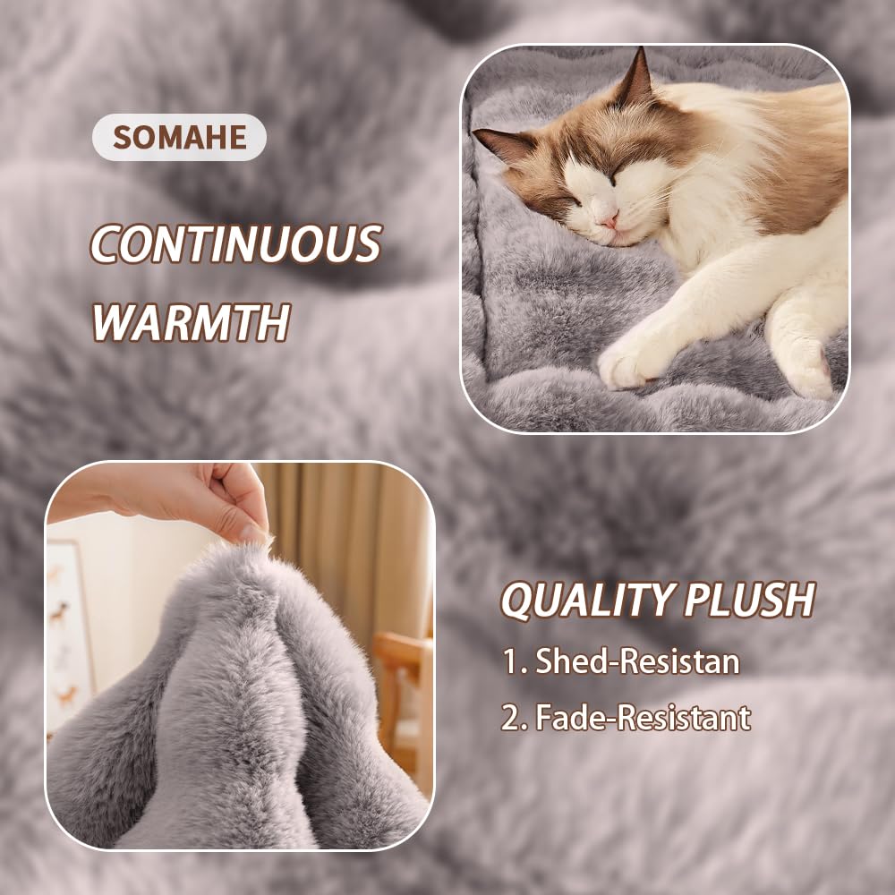 SOMAHE tapis chat bords renforcés, durabilité accrue.