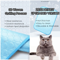 Tapis refroidissant double-couche SOMOYA, protection durable contre la chaleur.