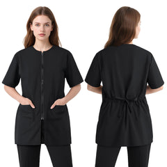 SOMSOC blouse toilettage imperméable avec manches courtes, protege des eclaboussures.