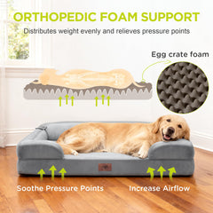 Song Puppy couche velours bolsters confortables pour repos apaisé