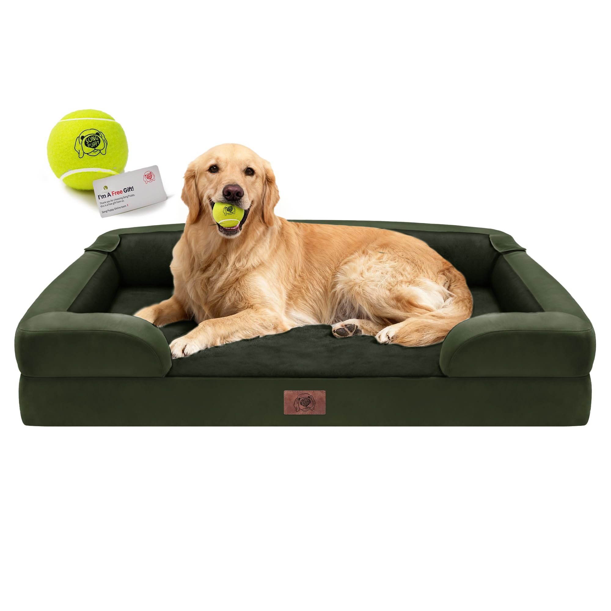 Lit Song Puppy orthopédique avec mousse mémoire et soutien du corps