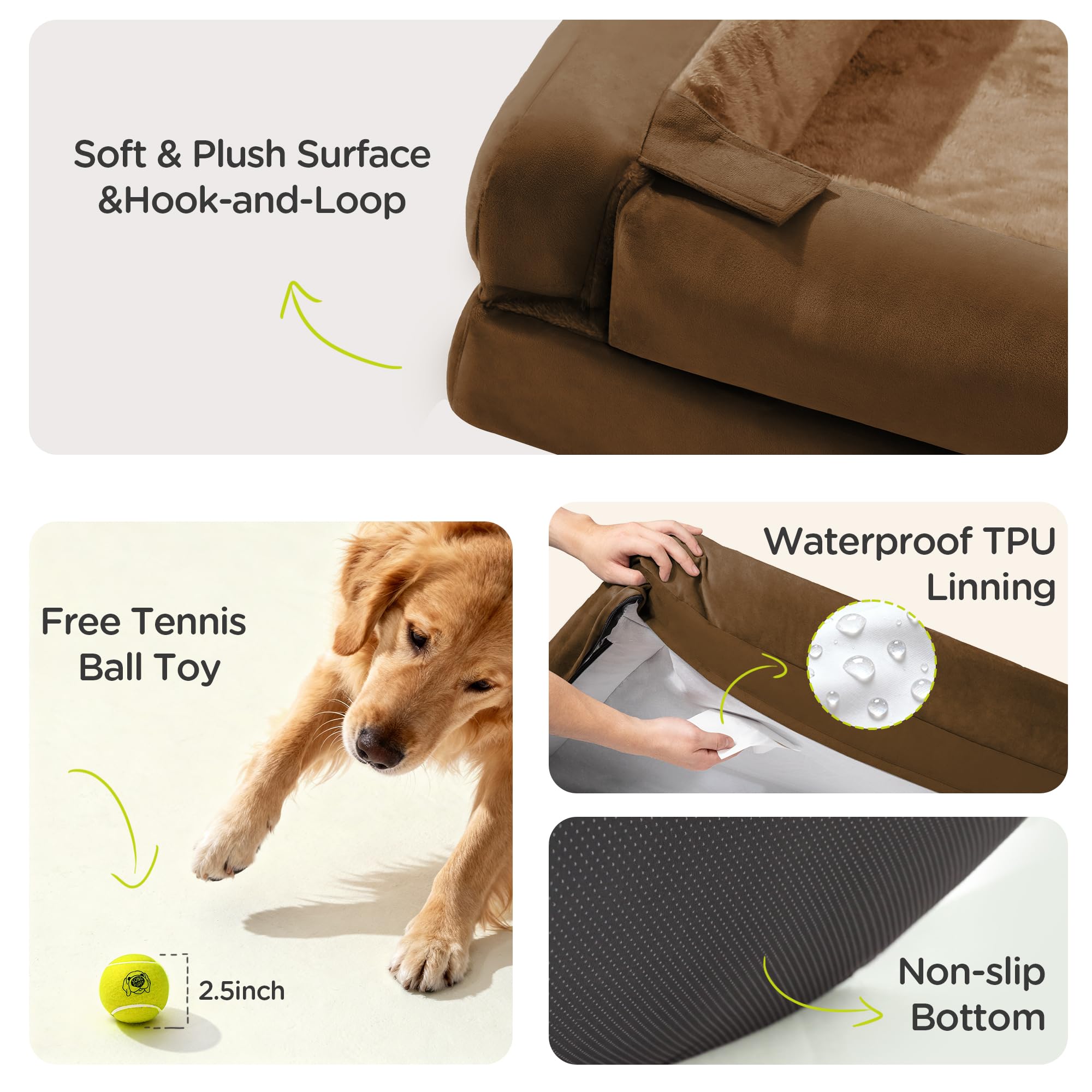 Jouet balle-tennis inclus Song Puppy, divertissement pour chien