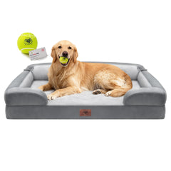 Song Puppy lit orthopédique XL avec mousse mémoire offrant un soutien confortable.