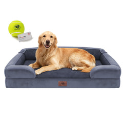 Lit orthopédique Song Puppy XL en vue d'ensemble pour grands chiens.