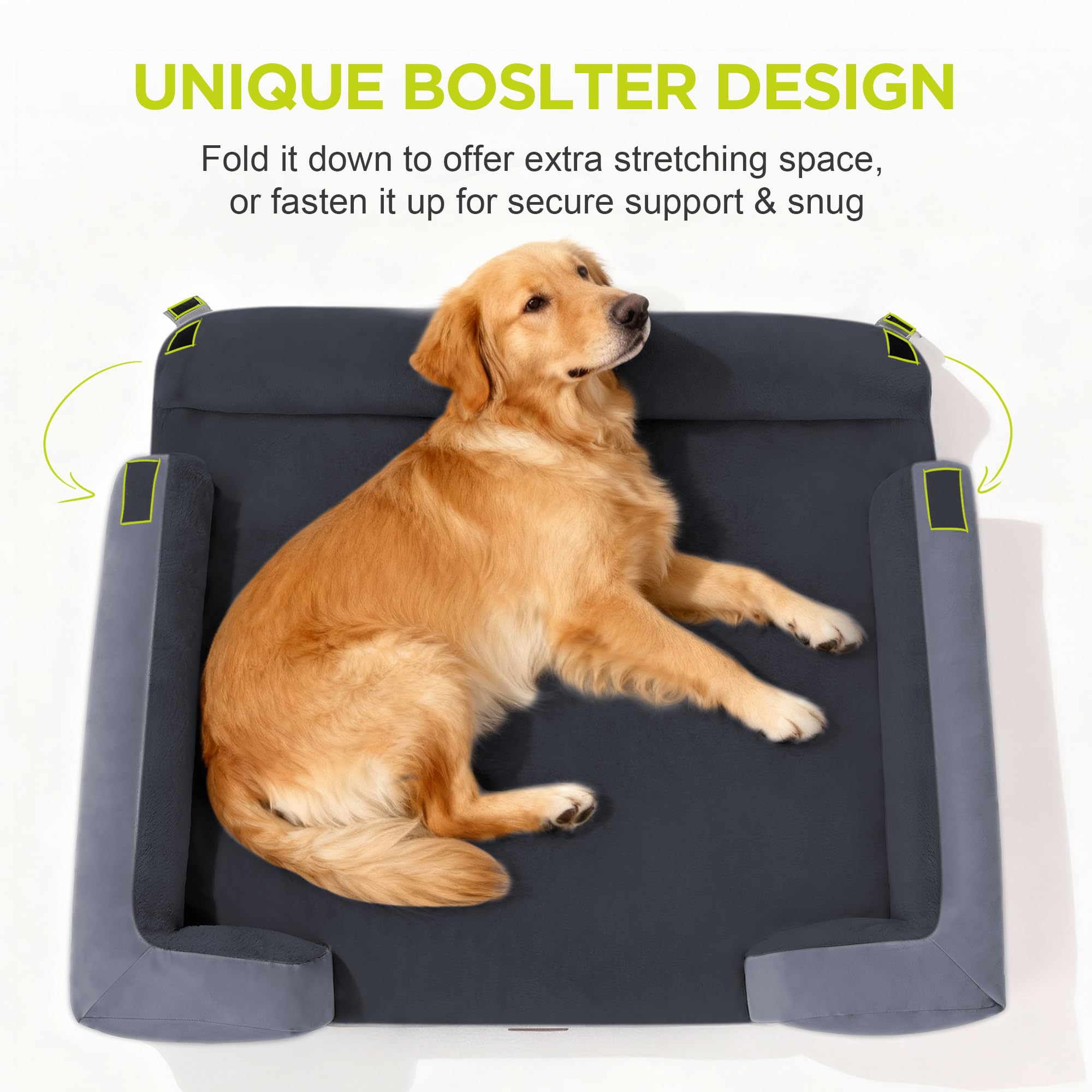 Revêtement amovible du lit Song Puppy XL, pratique et lavable.