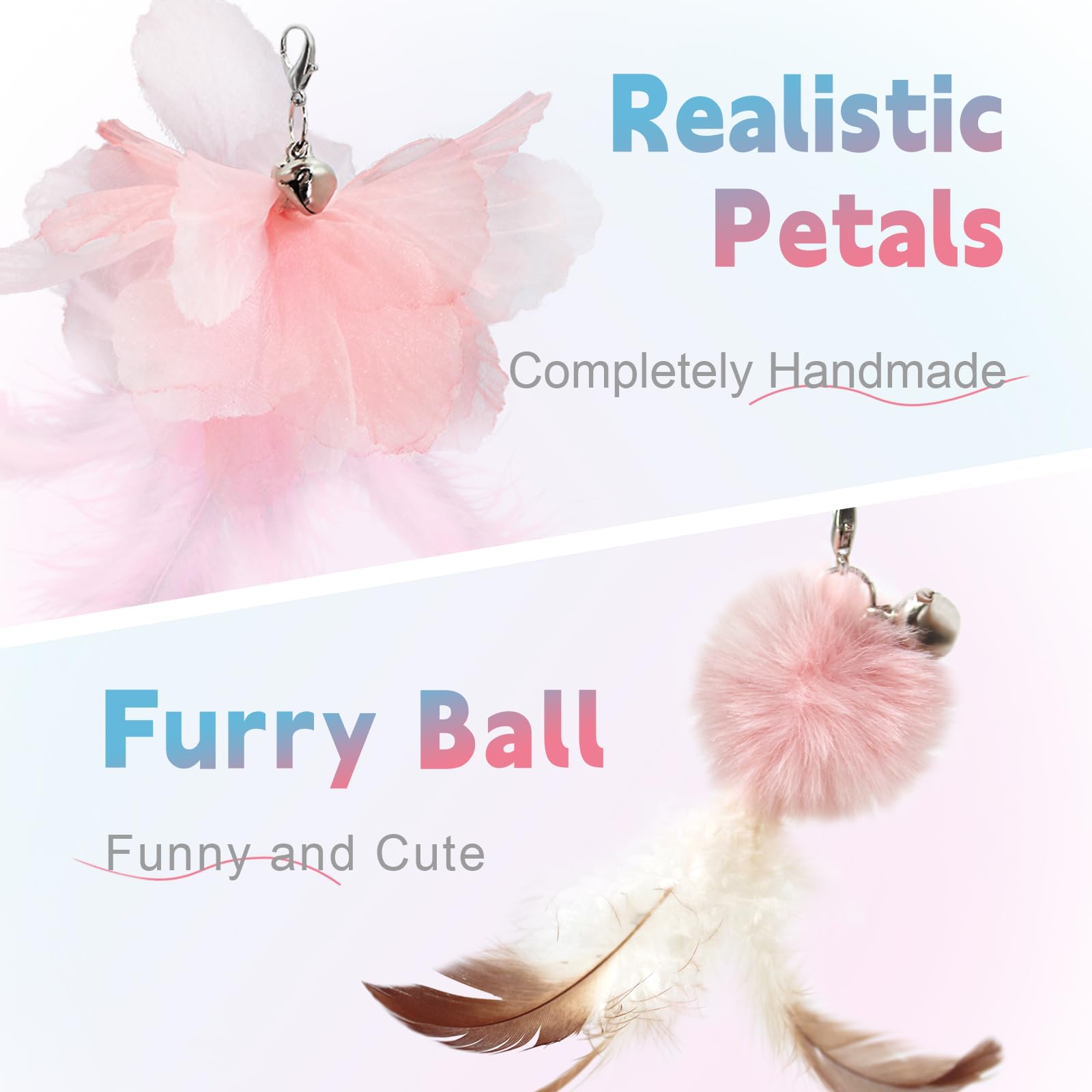 SONGWAY jouet tassel peluche chat offre variété et interaction