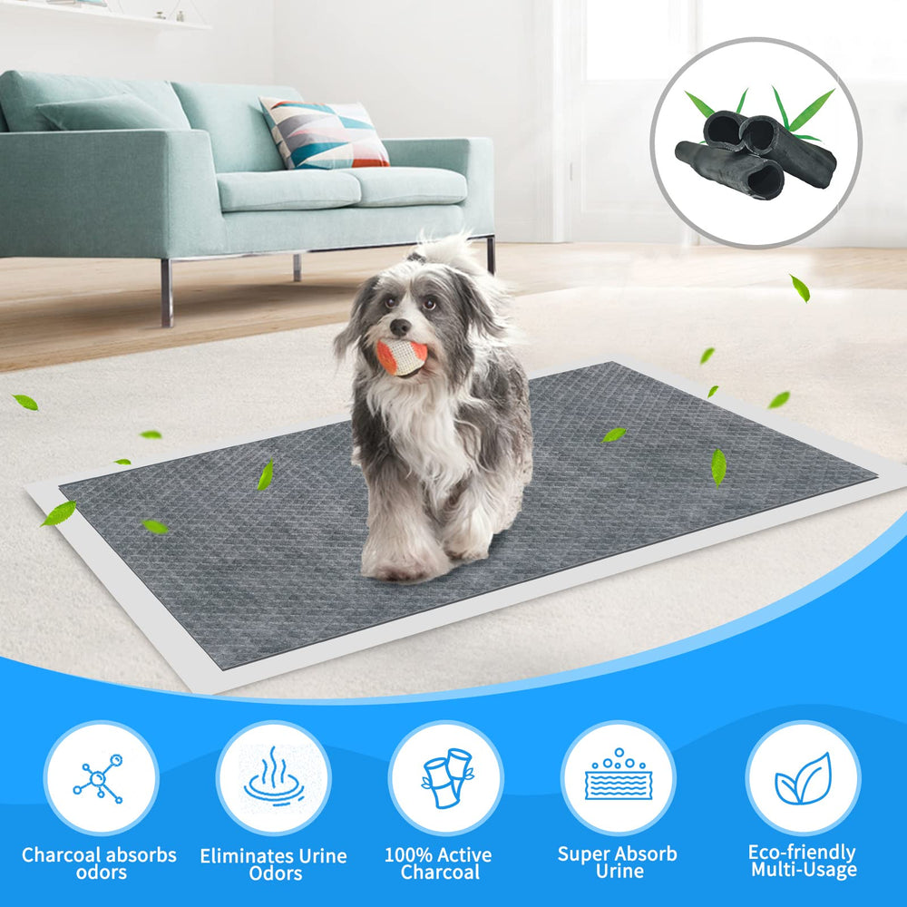 SONGYUAN tapis chiot charbon 6-couches, capture rapide et rétention des liquides.