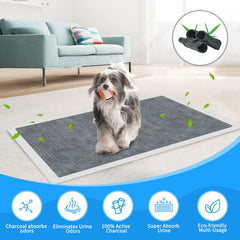 SONGYUAN tapis chiot charbon 6-couches, capture rapide et rétention des liquides.
