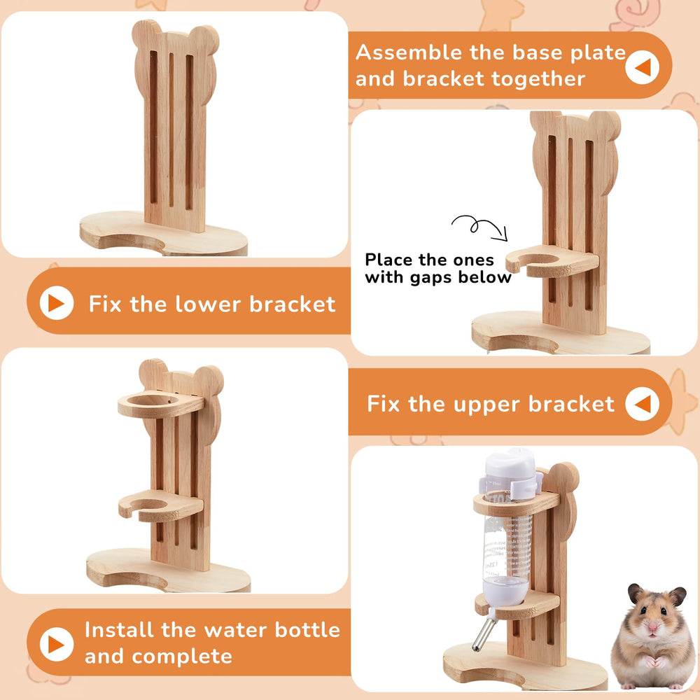 15 jouets variés en bois et paille Sonwyoung pour mâcher et jouer