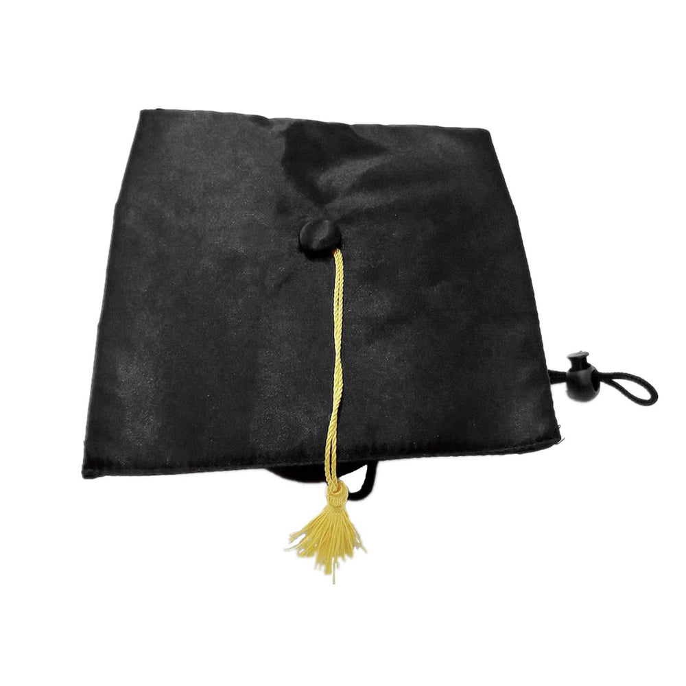 Soochat chapeau diplôme chien jaune tassel, léger et confortable pour le port.